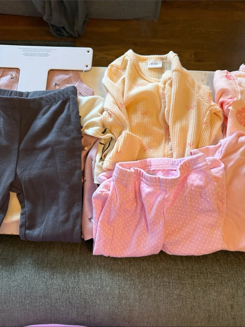 Carter's 3 piece set New w tags 6 months & sleepers, sweater,0-6 months lot
